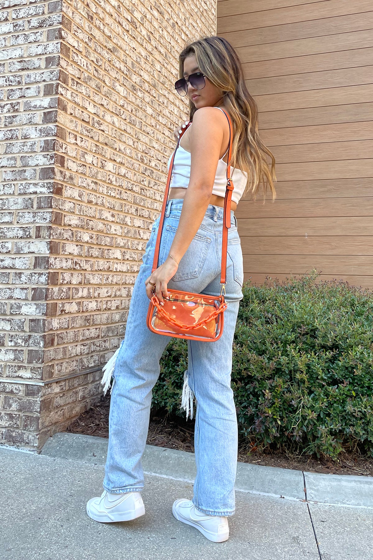 Jessica Vegan Clear Crossbody - Image 5