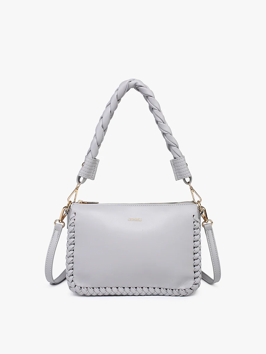 Judith Vegan Whipstitch Shoulder Bag - Image 6