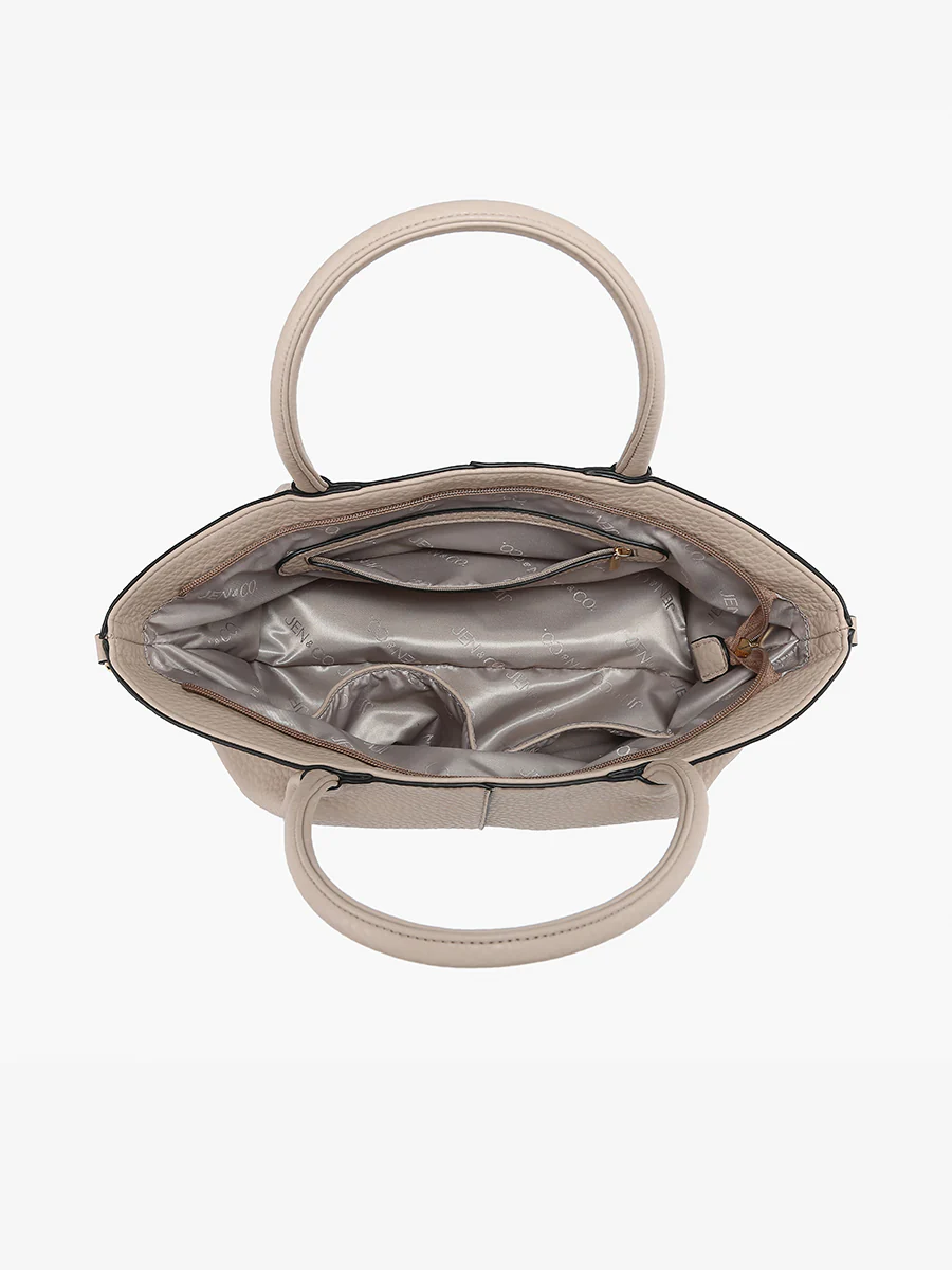 Karen Vegan Pleated Satchel - Image 4