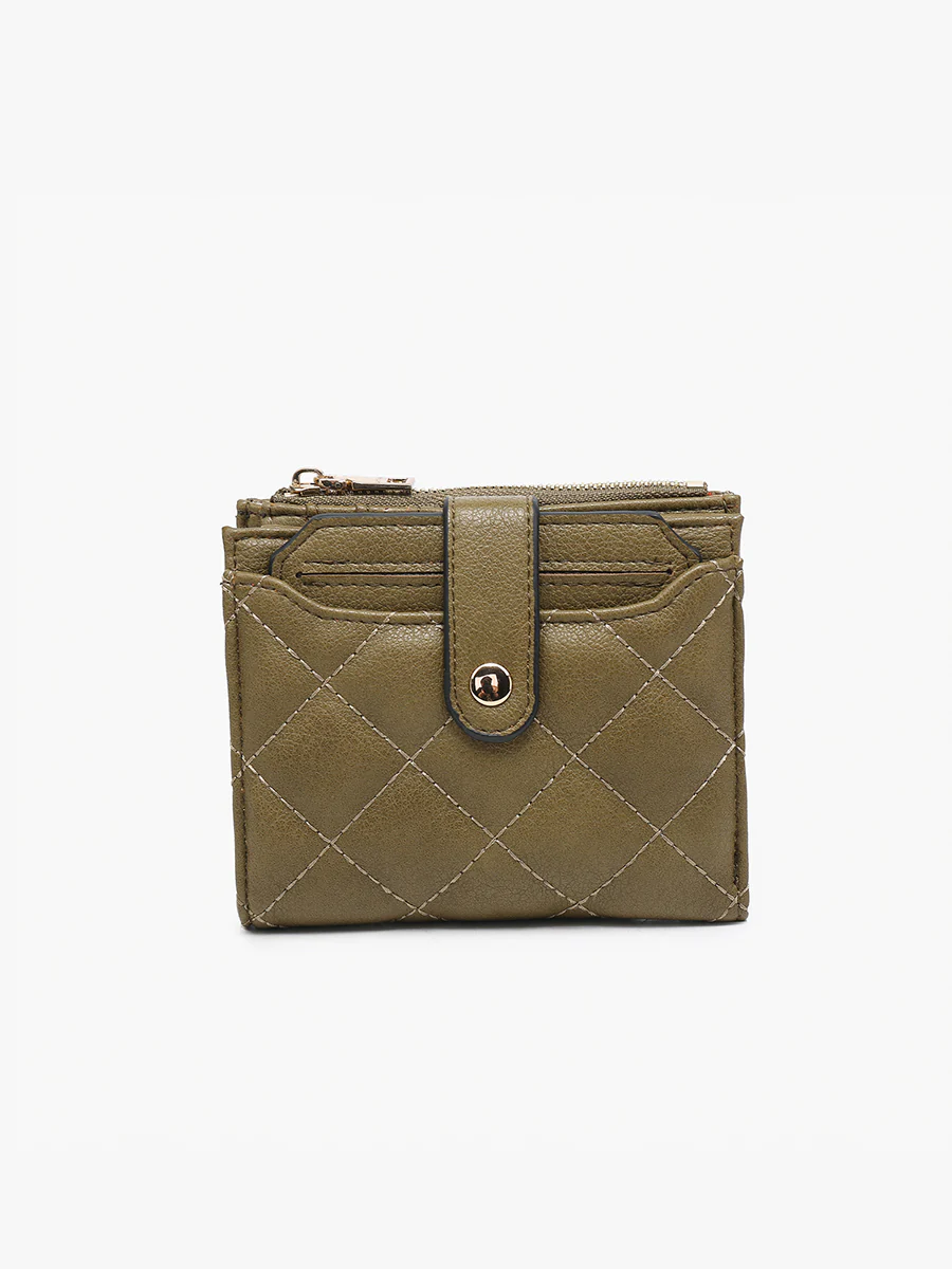 Melody Vegan Quilted Wallet - Image 13