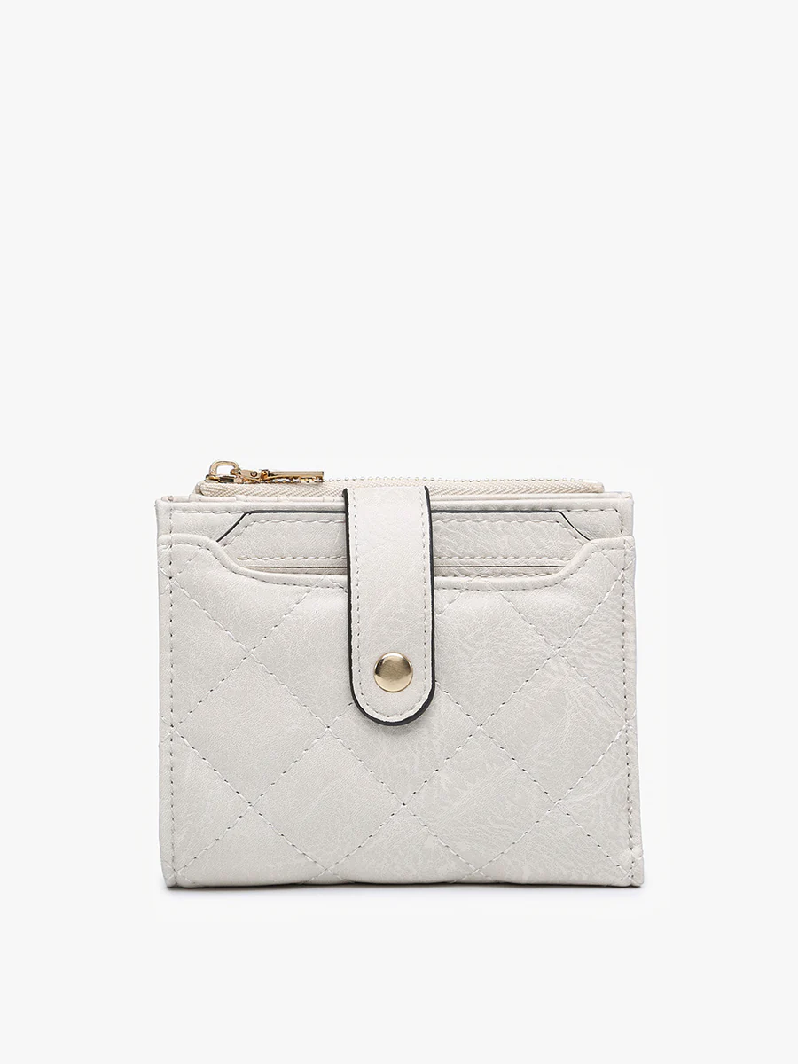 Melody Vegan Quilted Wallet - Image 9