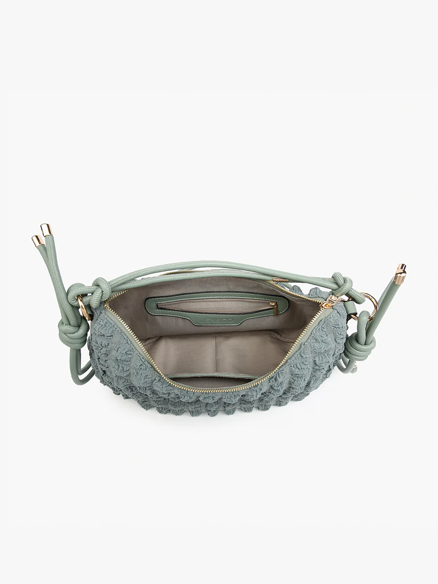 Nelly Quilted Nylon Shoulder Bag - Image 4