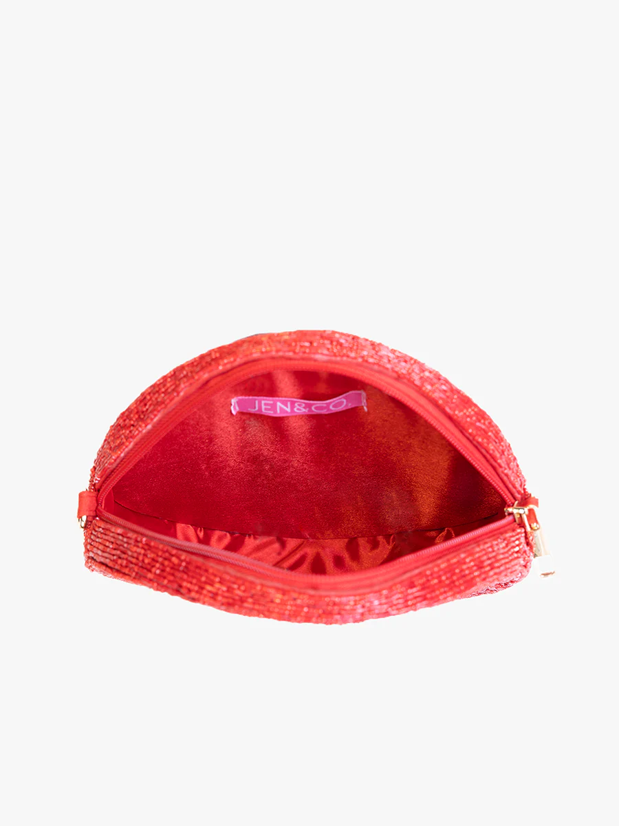 Phoenix Beaded Round Crossbody - Image 4