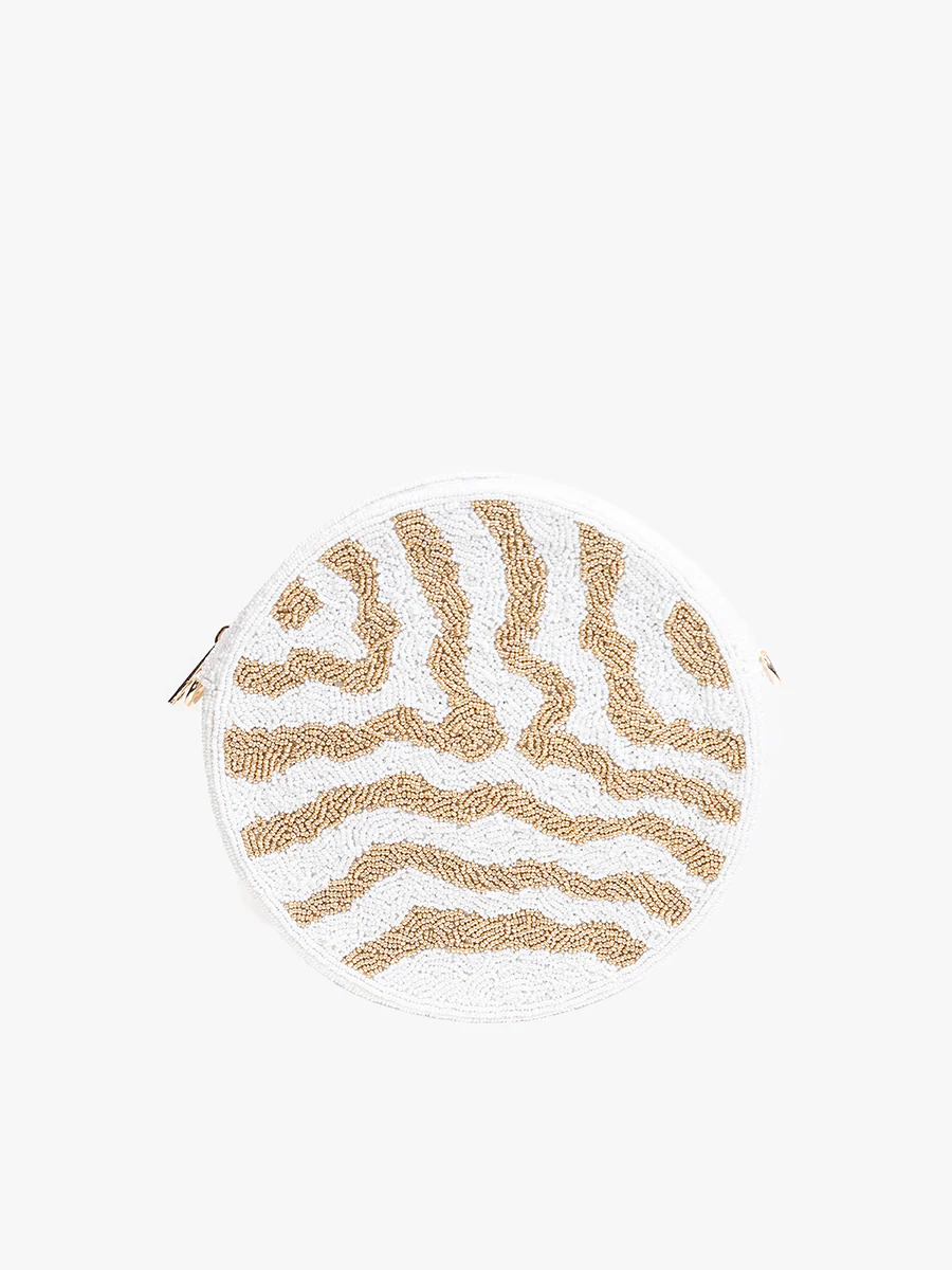 Phoenix Beaded Round Crossbody - Image 5