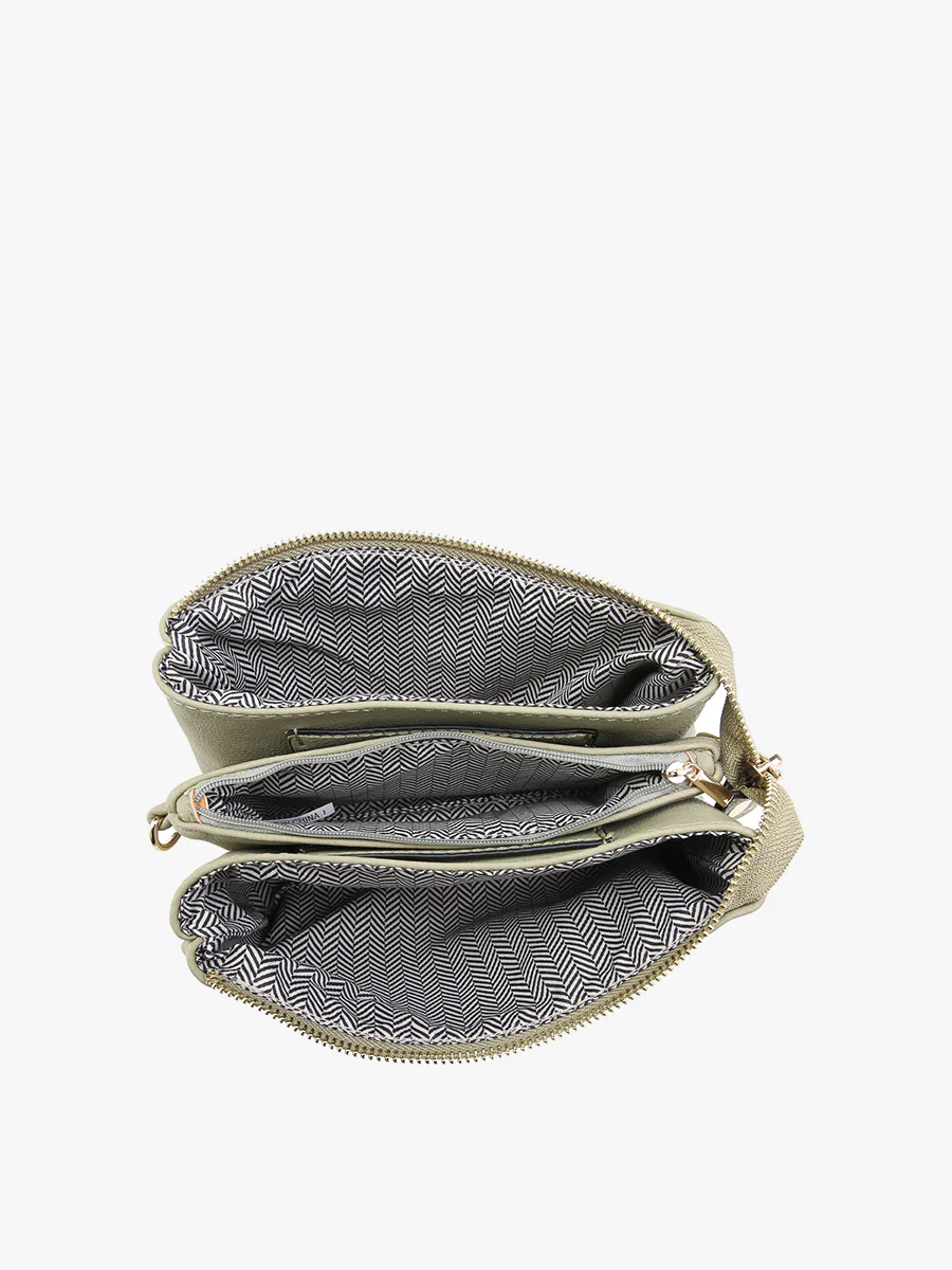Riley Vegan Lizard Crossbody - Image 3