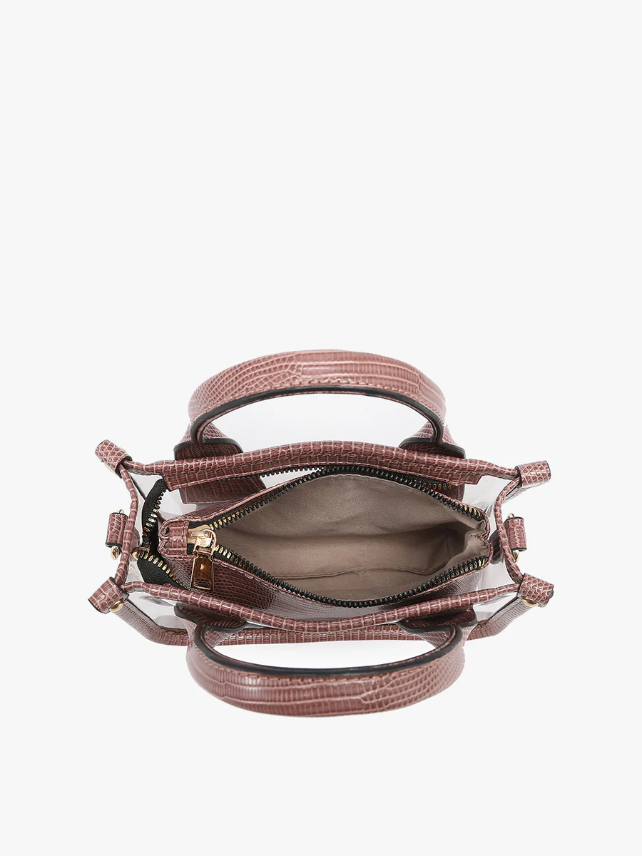 Stacey Vegan Clear Satchel - Image 4