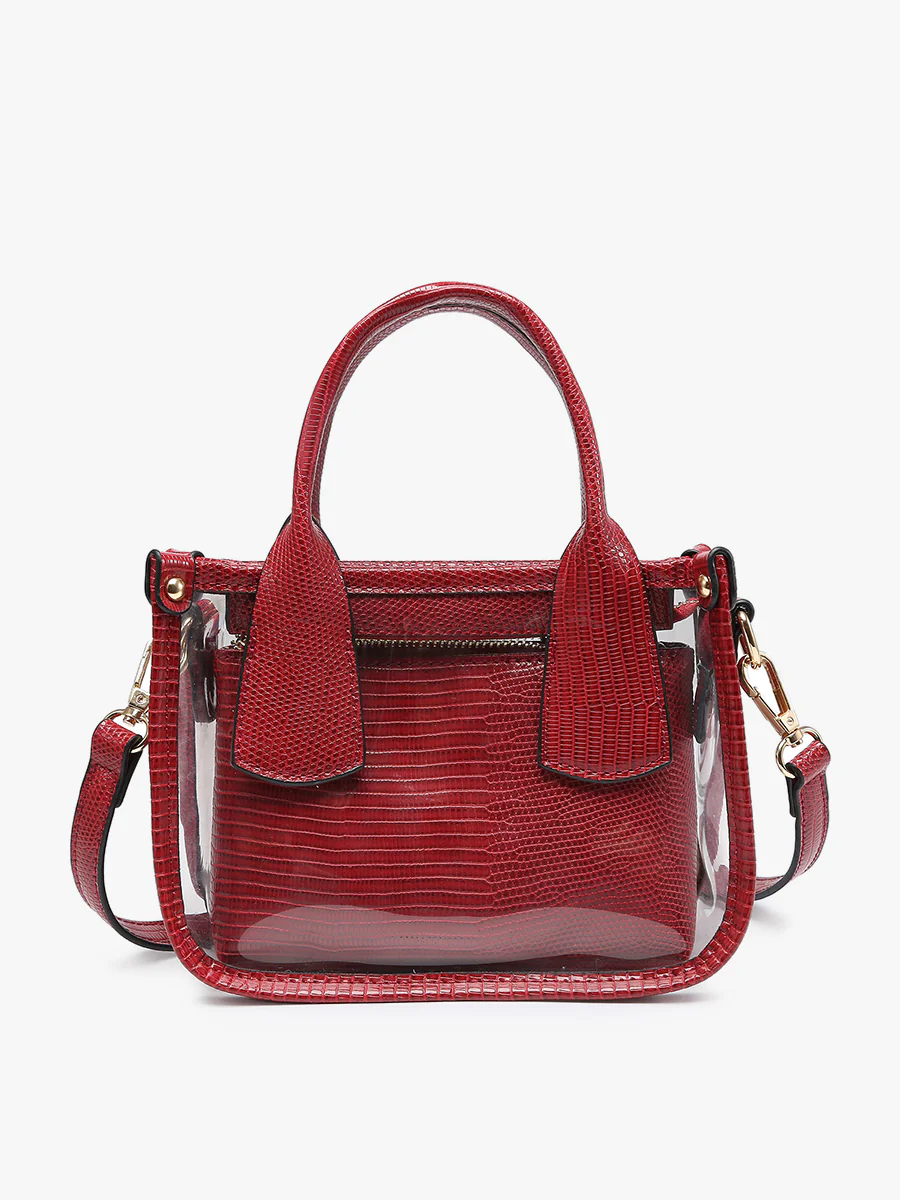 Stacey Vegan Clear Satchel - Image 9